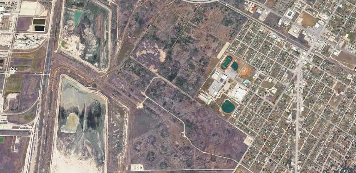 Exxon Tract aerial detail